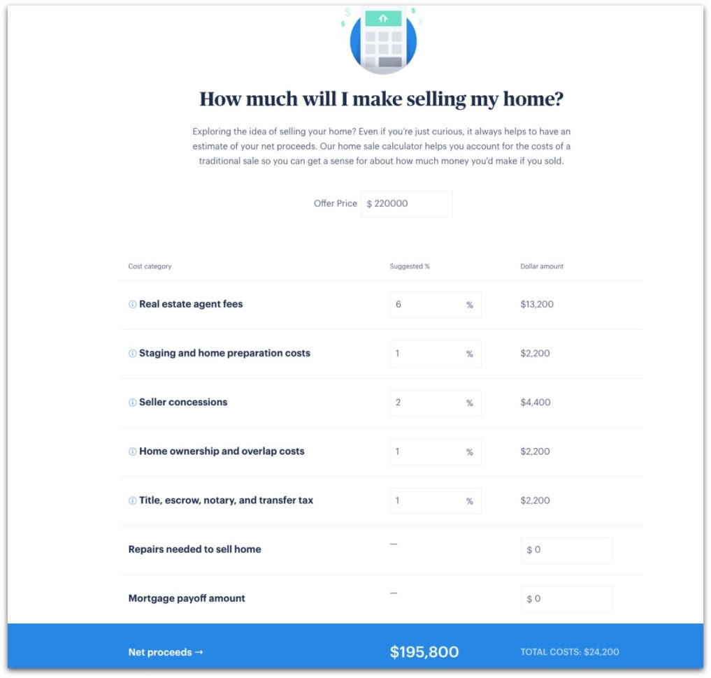 closing cost worksheet