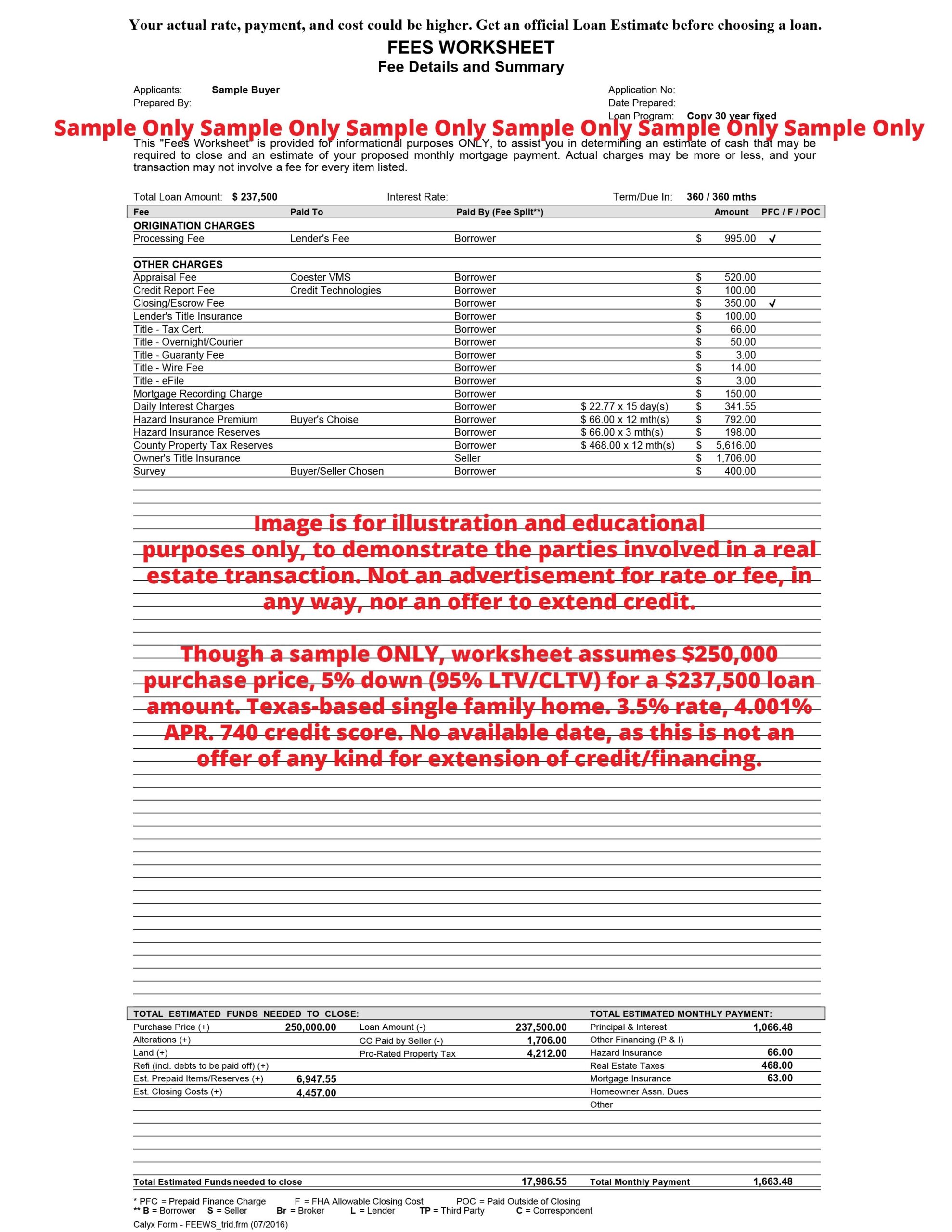Seller Closing Cost Worksheet Excelguider Db excel