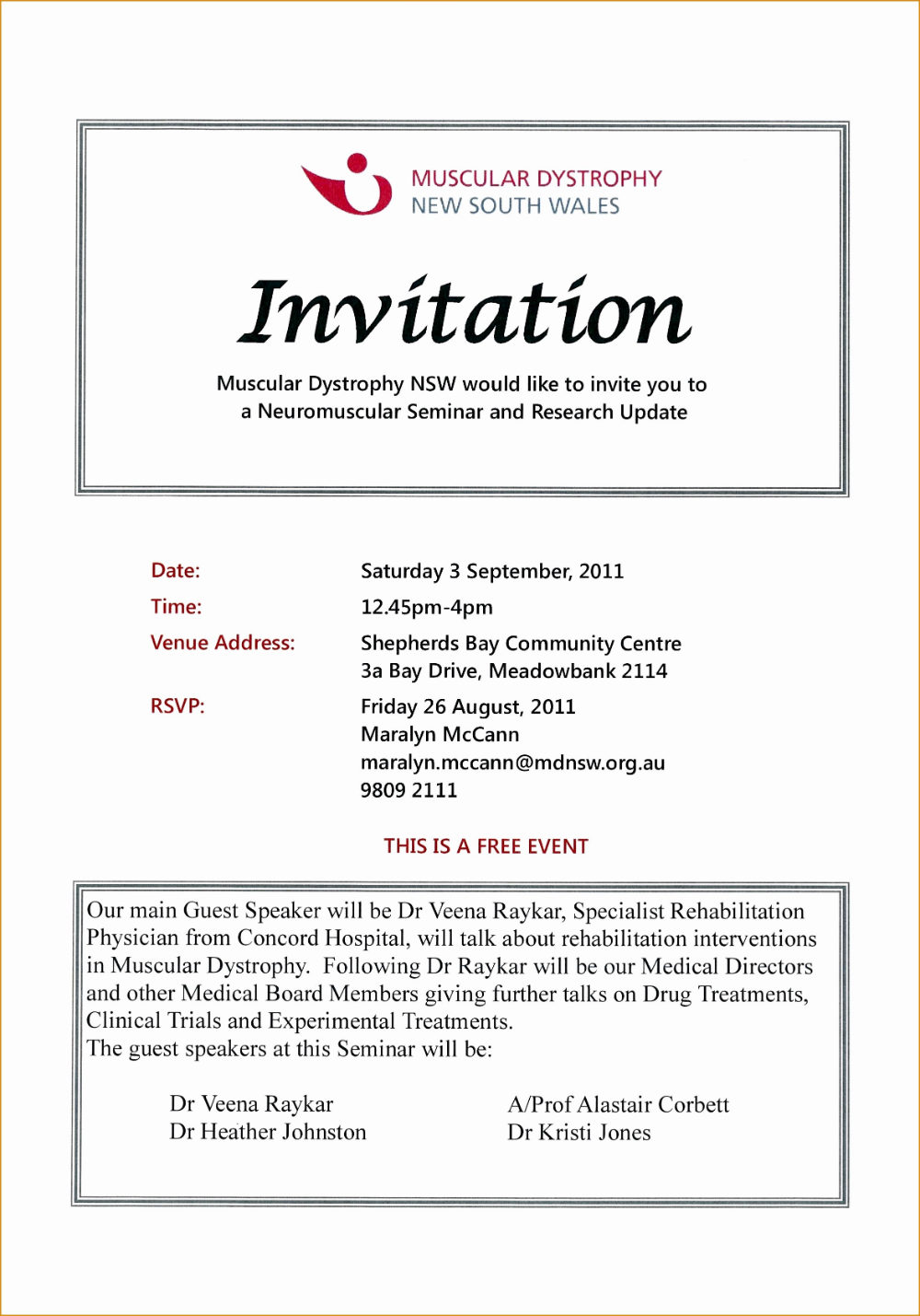 Seminar Invitation Template 10 Professional Ideas