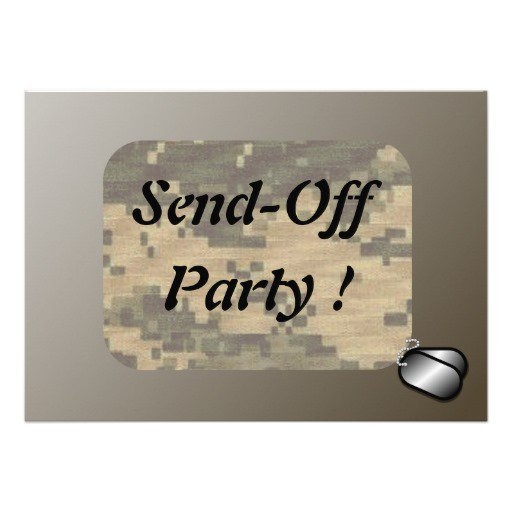 Send Off Party Invitation Wording