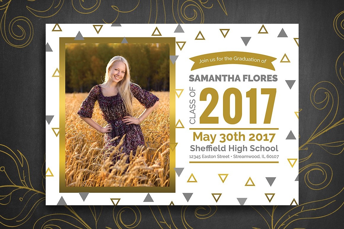 Senior Graduation Invitation Templates