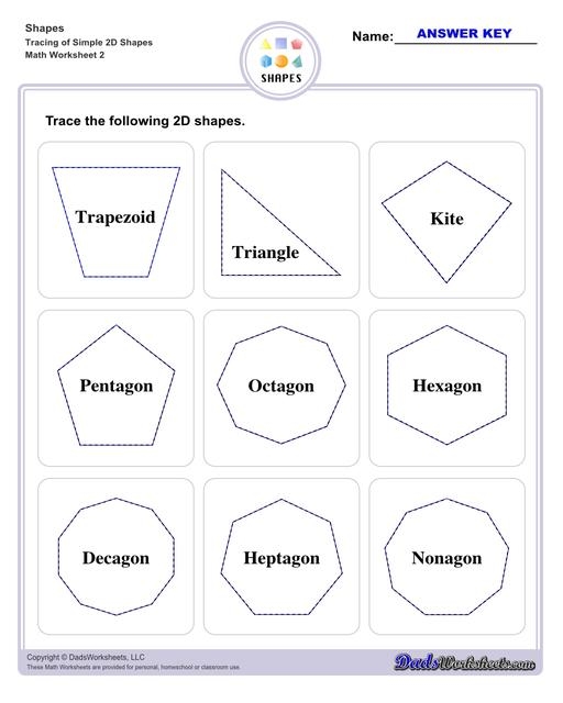 Shape And Counting Worksheets TeachersMag Worksheets Library