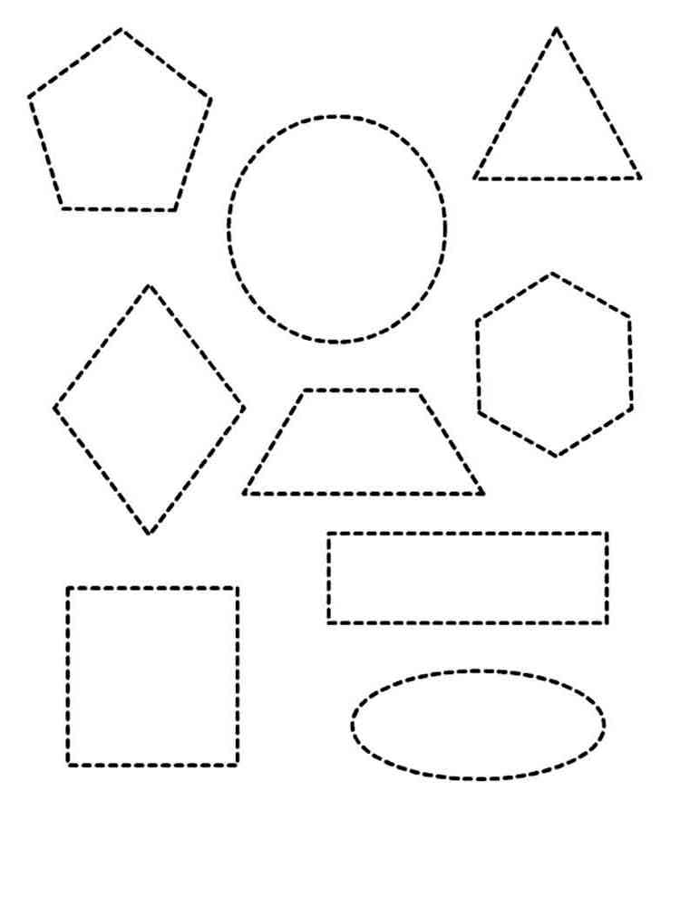 Coloring Pages Shapes