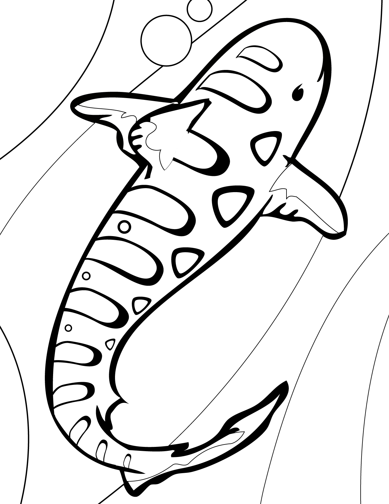Coloring Pages Shark