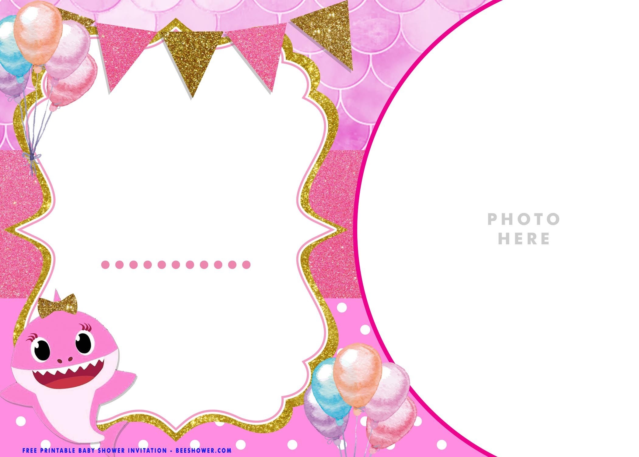 Shark Invitation Template Free