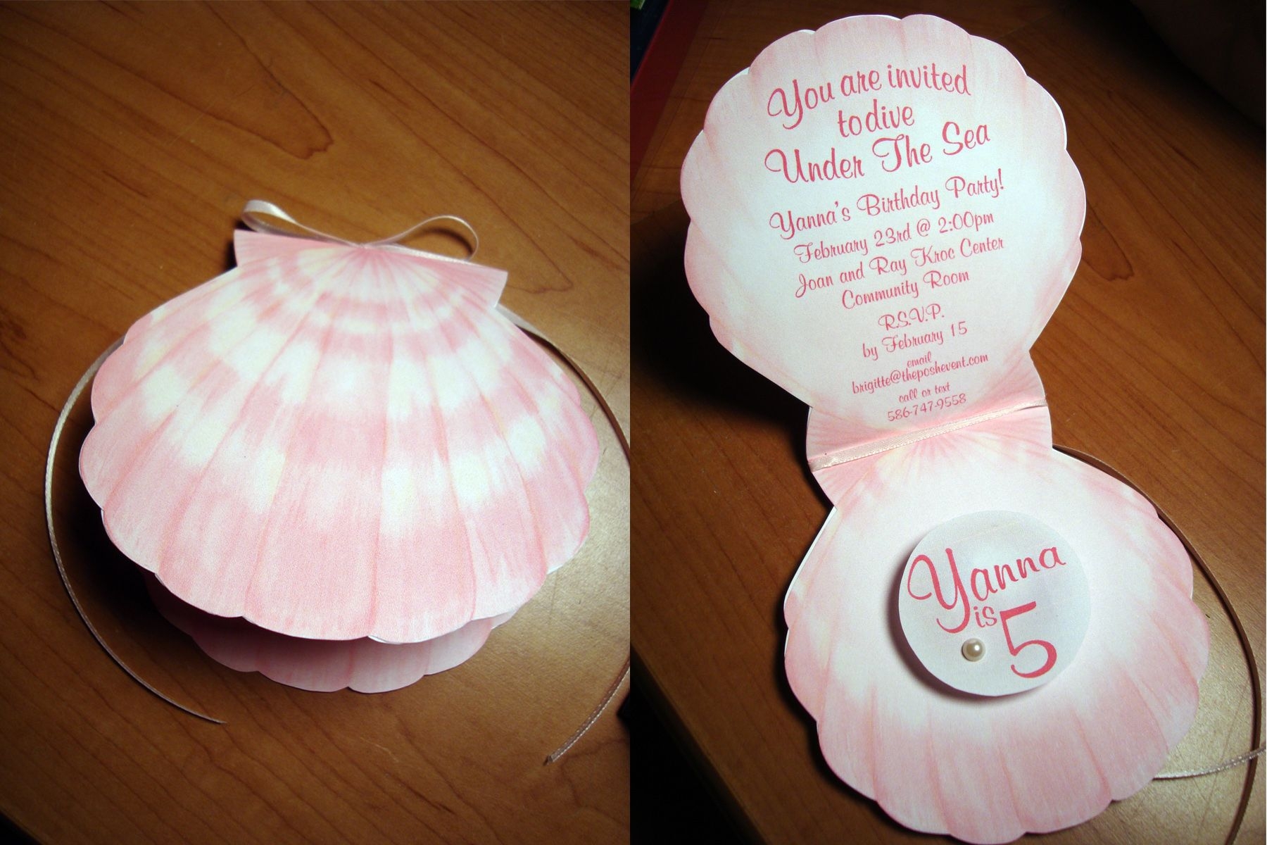 shell invitation template