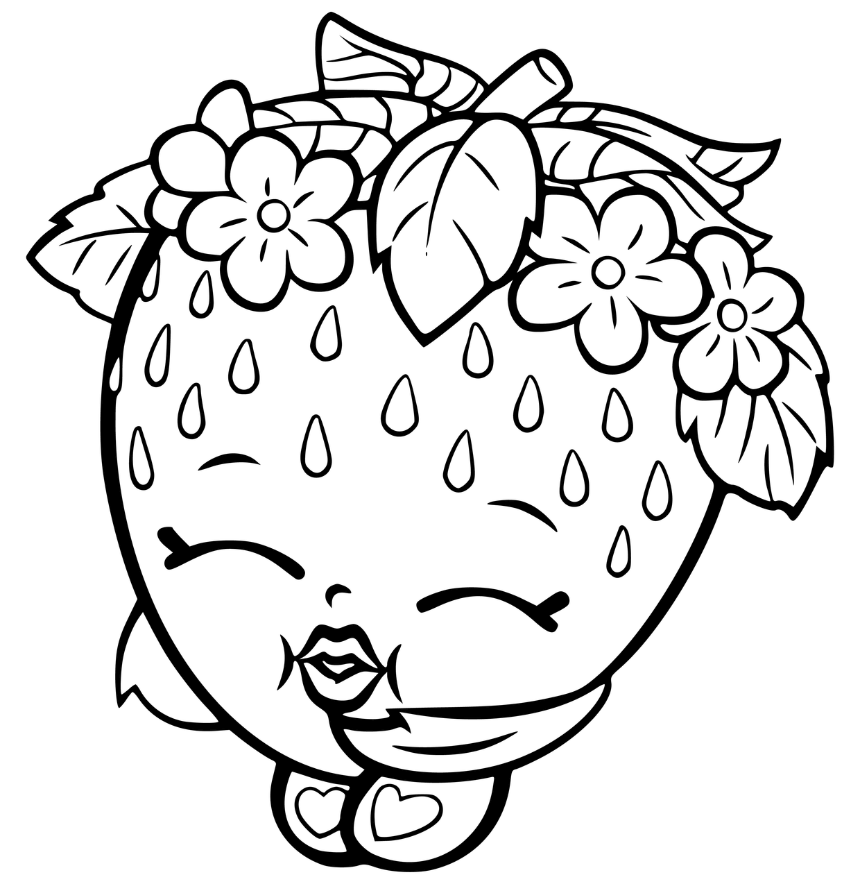 Shopkins Coloring Pages Coloring rocks 
