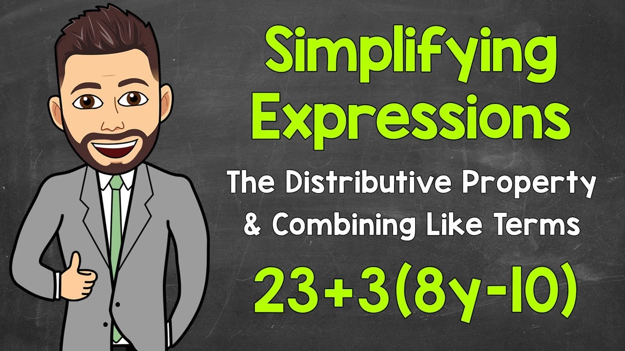 combining like terms with distributive property worksheet