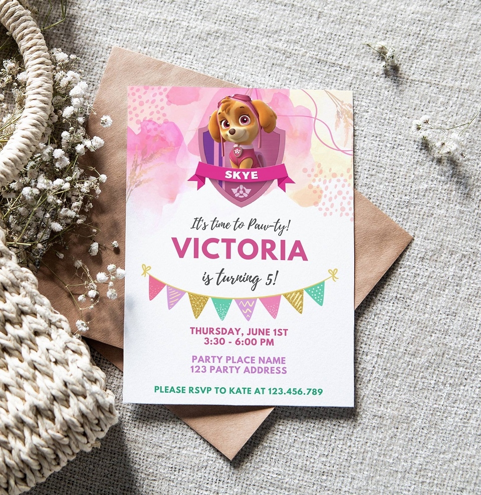 Skye Invitation Template Freebie A Pretty Celebration