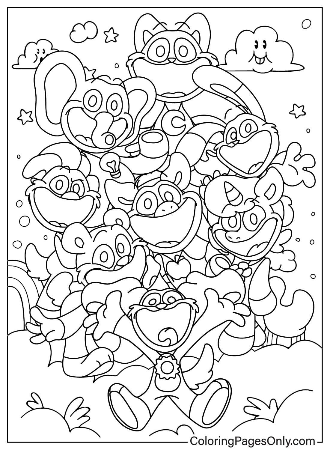 Smiling Critters Coloring Pages Free Printable Coloring Pages In 2024