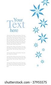 snowflake invitation template