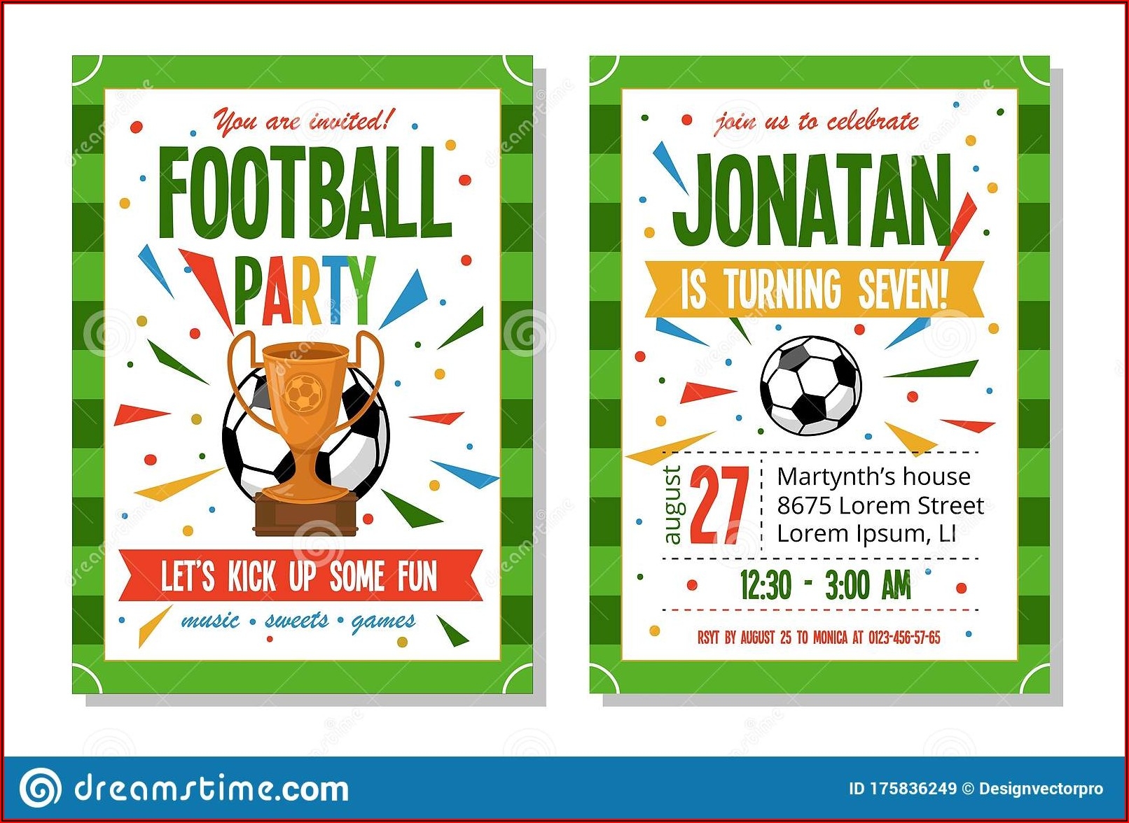 Soccer Theme Invitation Template Free Template 2 Resume Examples