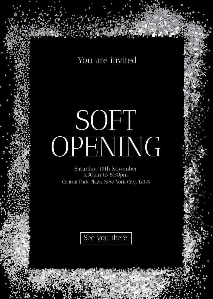 Soft Opening Invitation Template You Are Invited