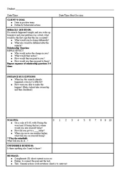 Solution Focused Therapy Quotes QuotesGram Worksheets Library
