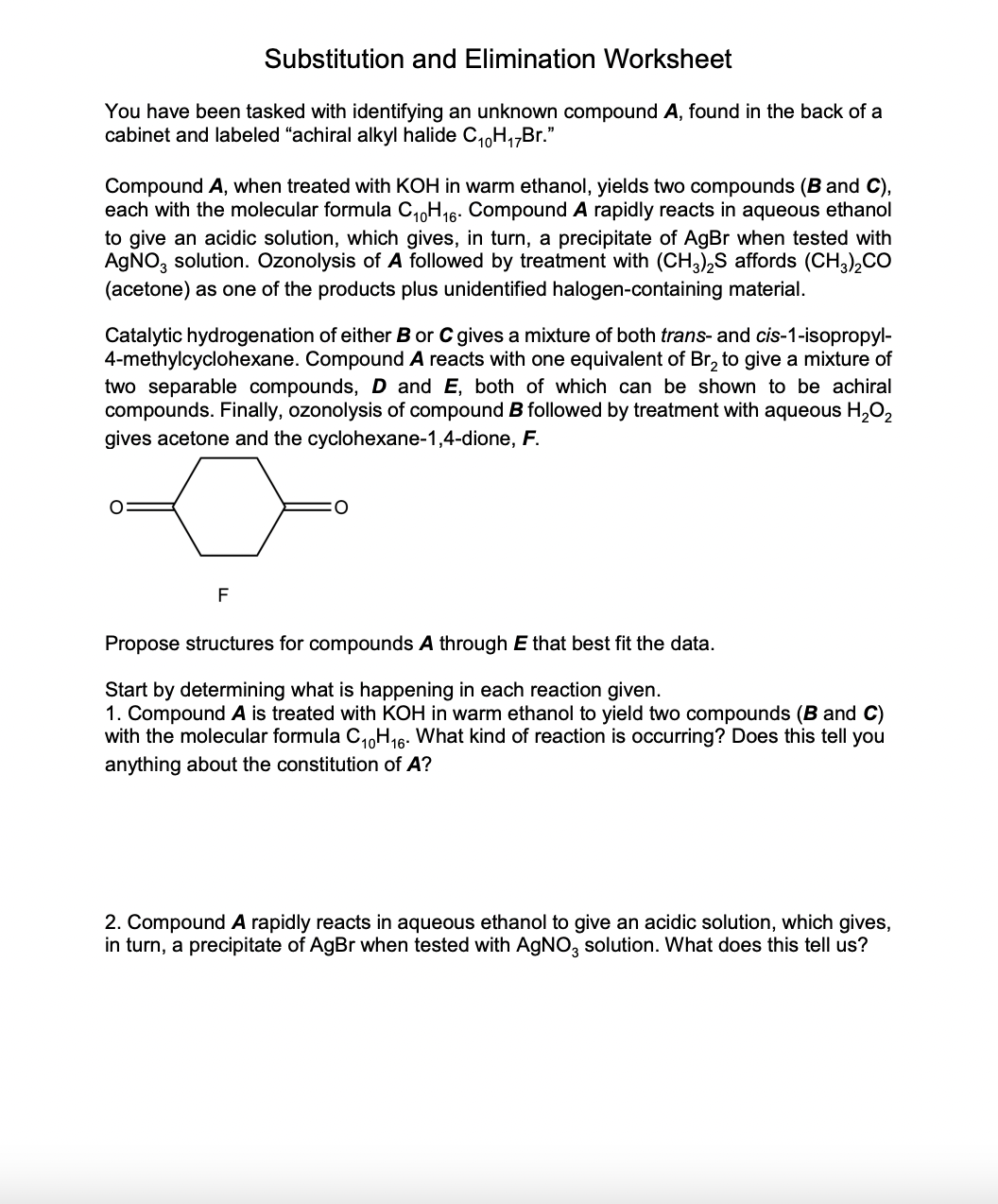 Solved Substitution And Elimination WorksheetYou Have Been Chegg