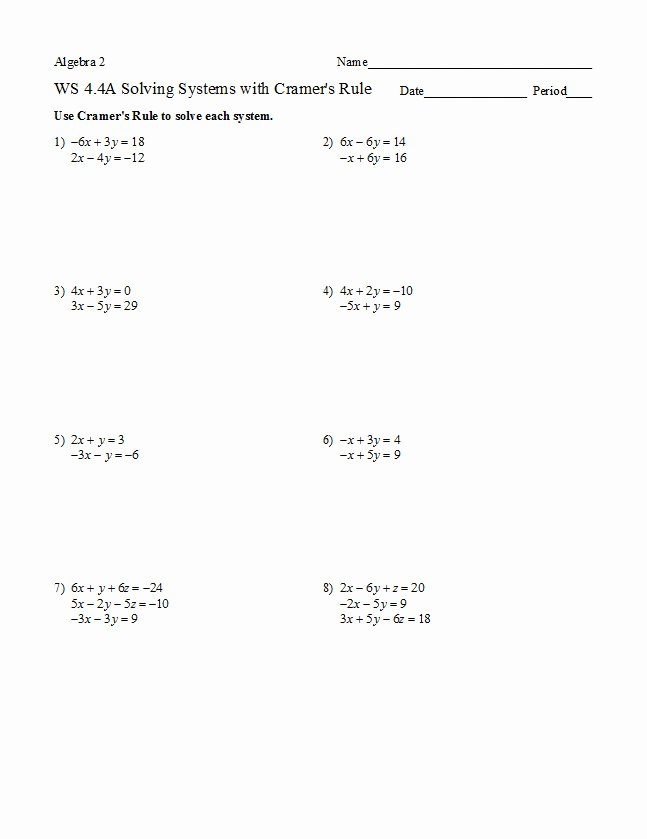 Solving System By Elimination Worksheet Elegant Solving Systems 