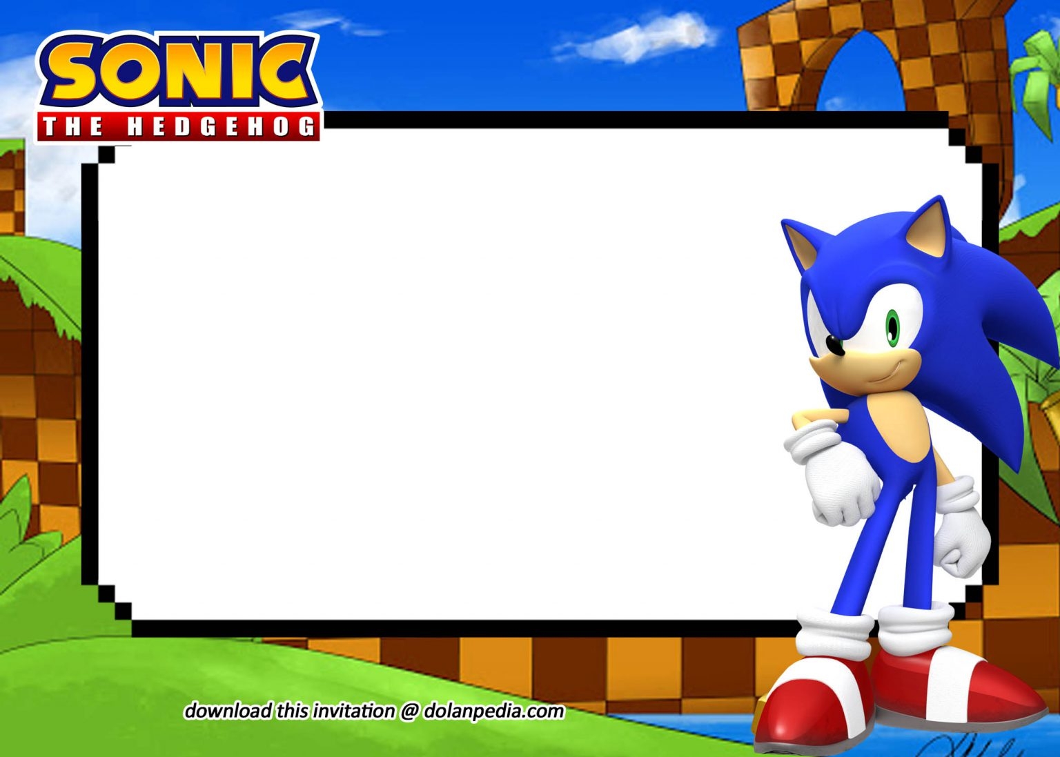 Sonic Hedgehog Template