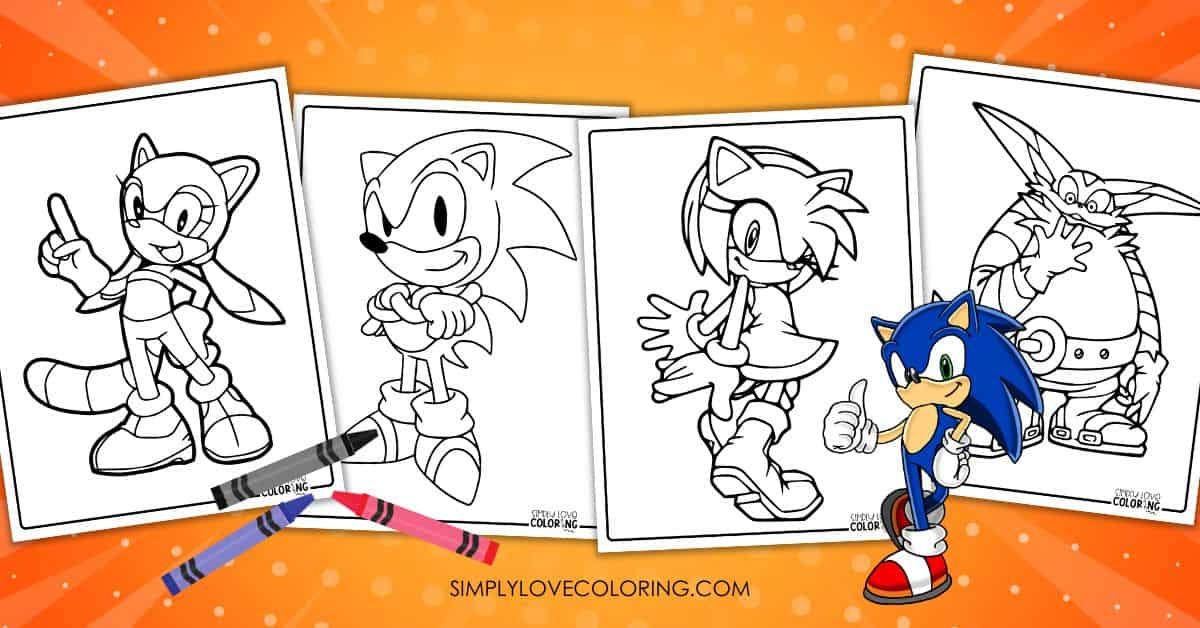 Sonic Pictures For Free To Color Infoupdate
