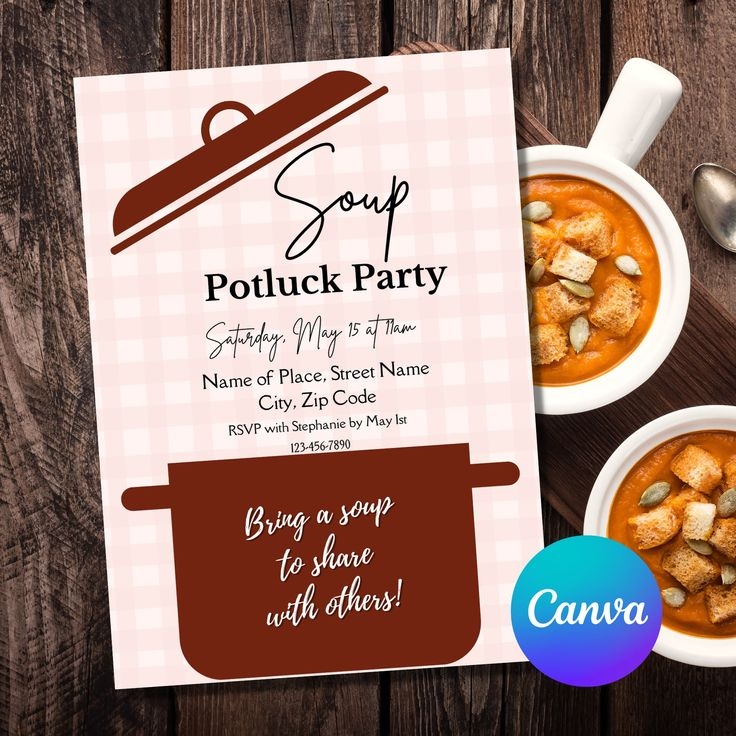 potluck invite template