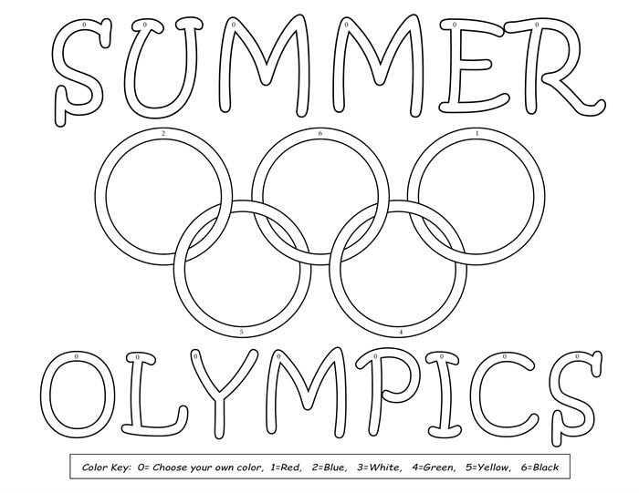 free coloring pages olympics