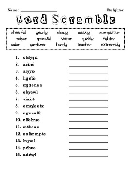 5th grade spelling worksheets