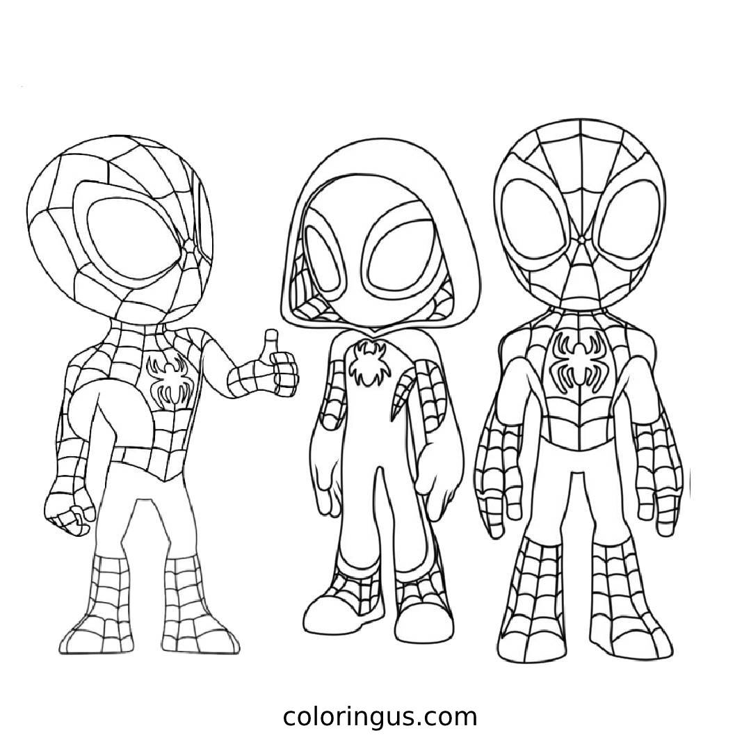 Spider Man Coloring Pages PDF Free Printables 