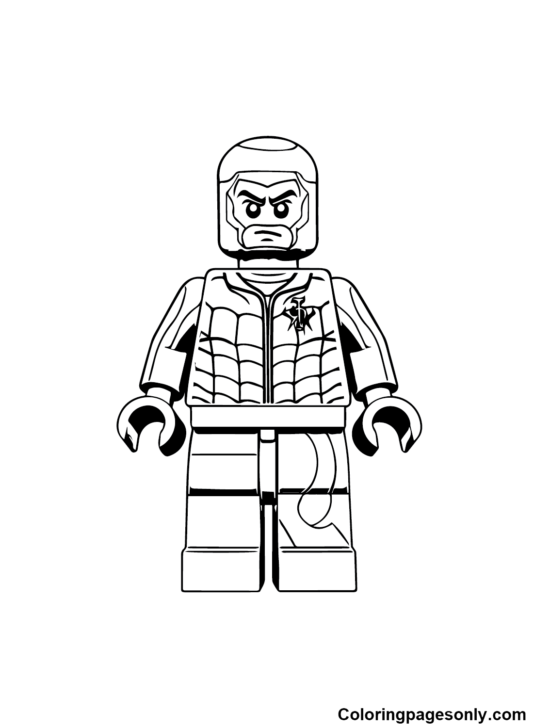 Lego Spiderman Coloring Pages