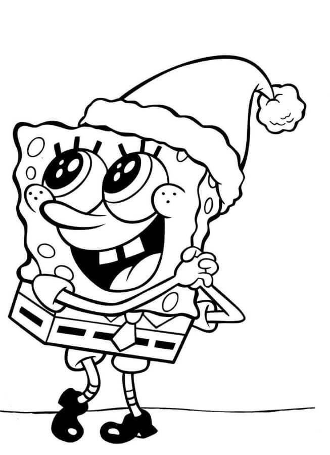 spongebob free coloring pages