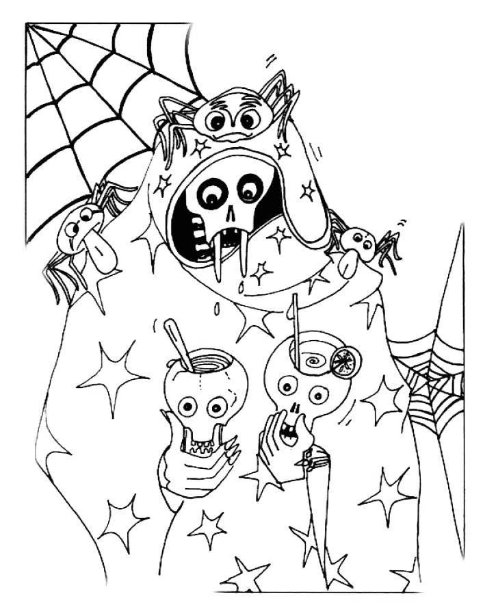 Coloring Pages Spooky