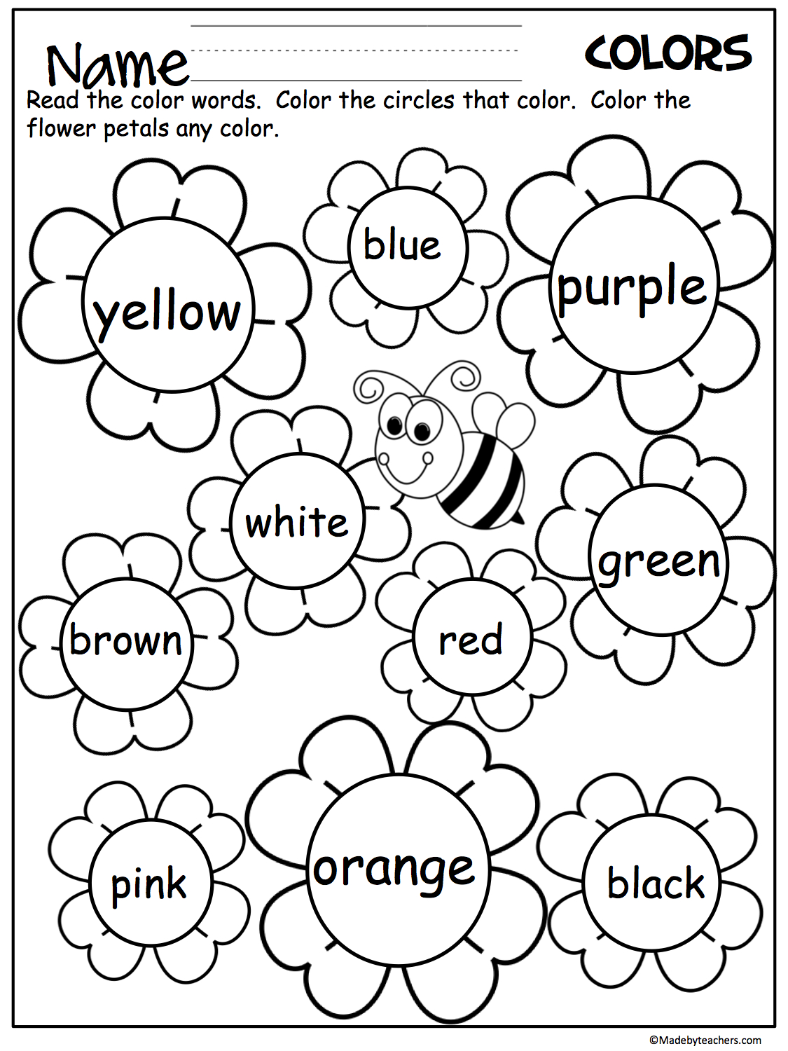 coloring worksheets for preschoolers