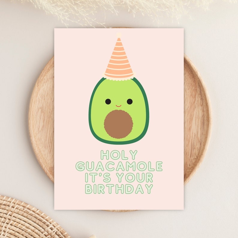 Squishmallows Printable Birthday Card INSTANT Download Etsy