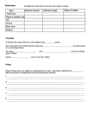 States Of Matter Worksheet 8 PDF Worksheets Library