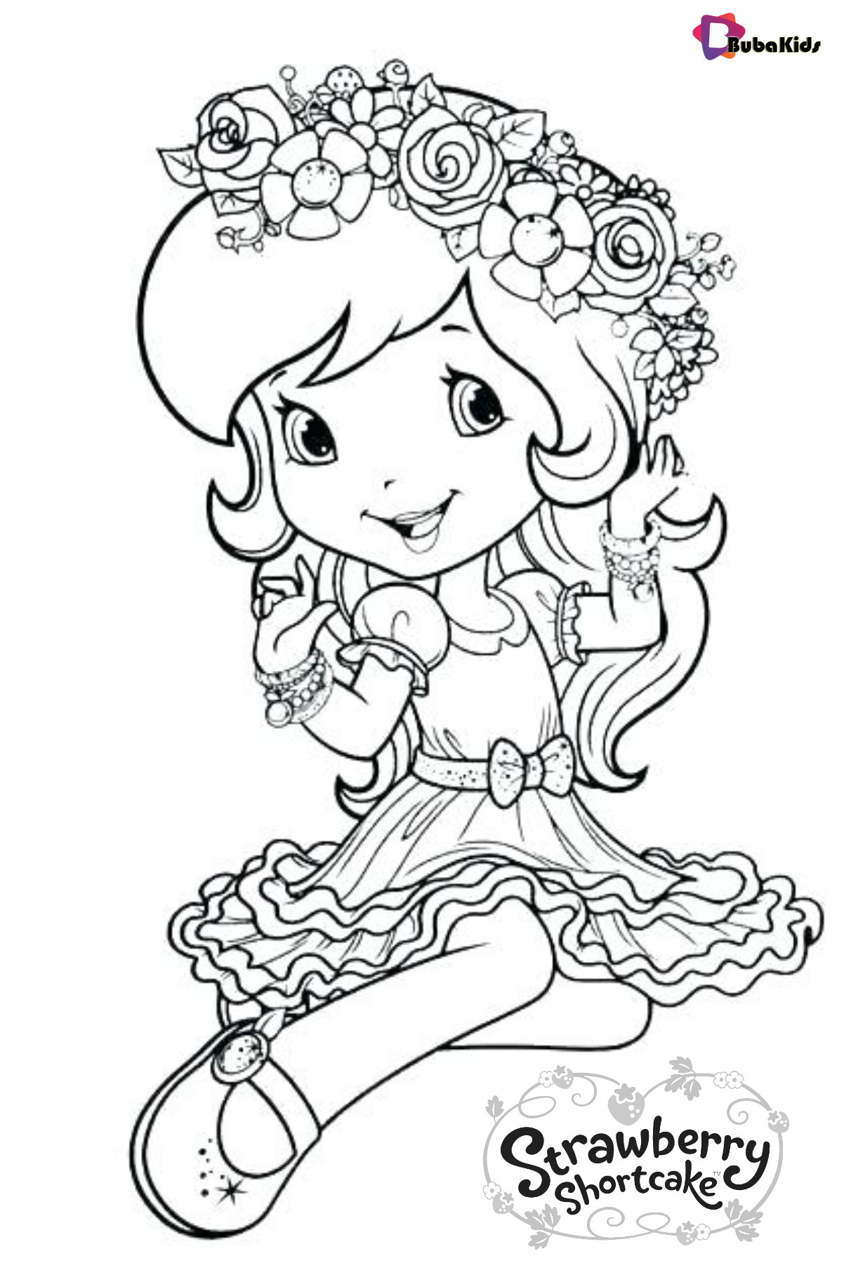 Strawberry Shortcake Printable Coloring Pages Printable Coloring