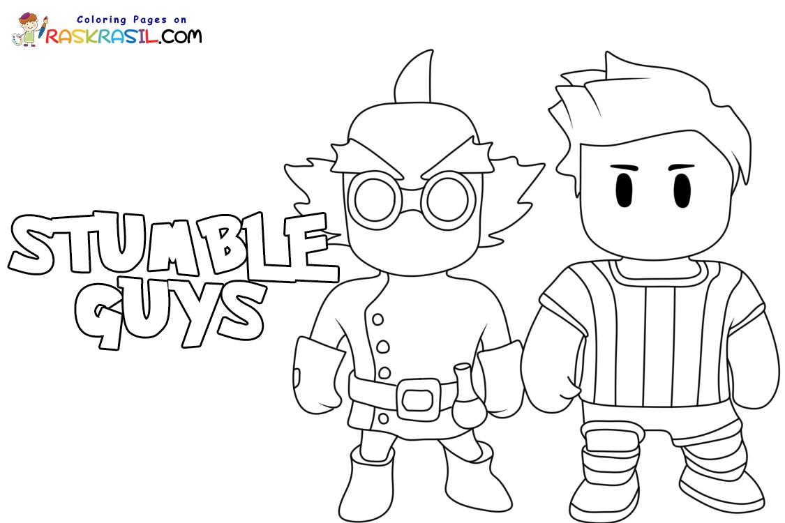 Stumble Guys Coloring Pages Coloring Home