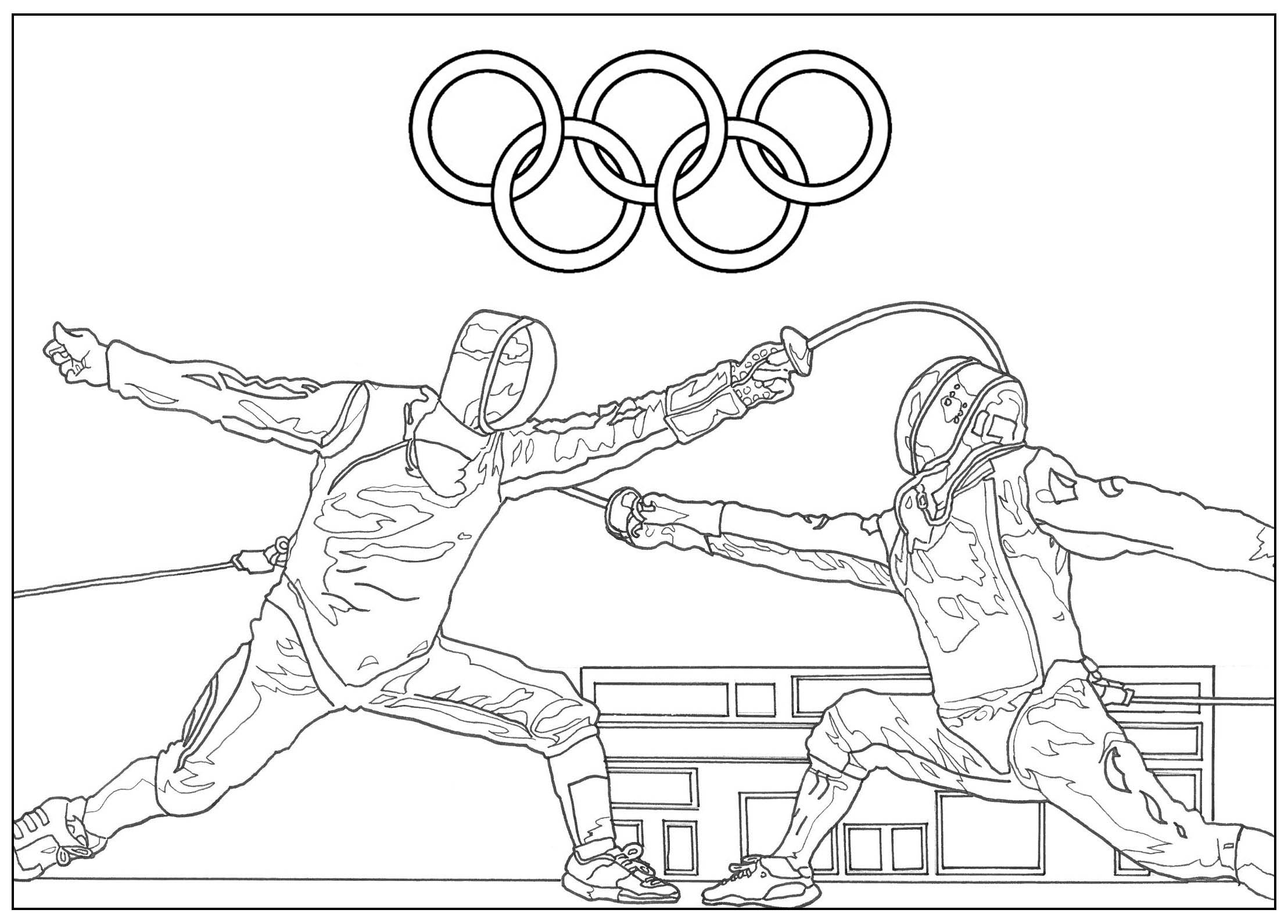 Summer Olympics 2024 Coloring Pages Verna Hyacinthia