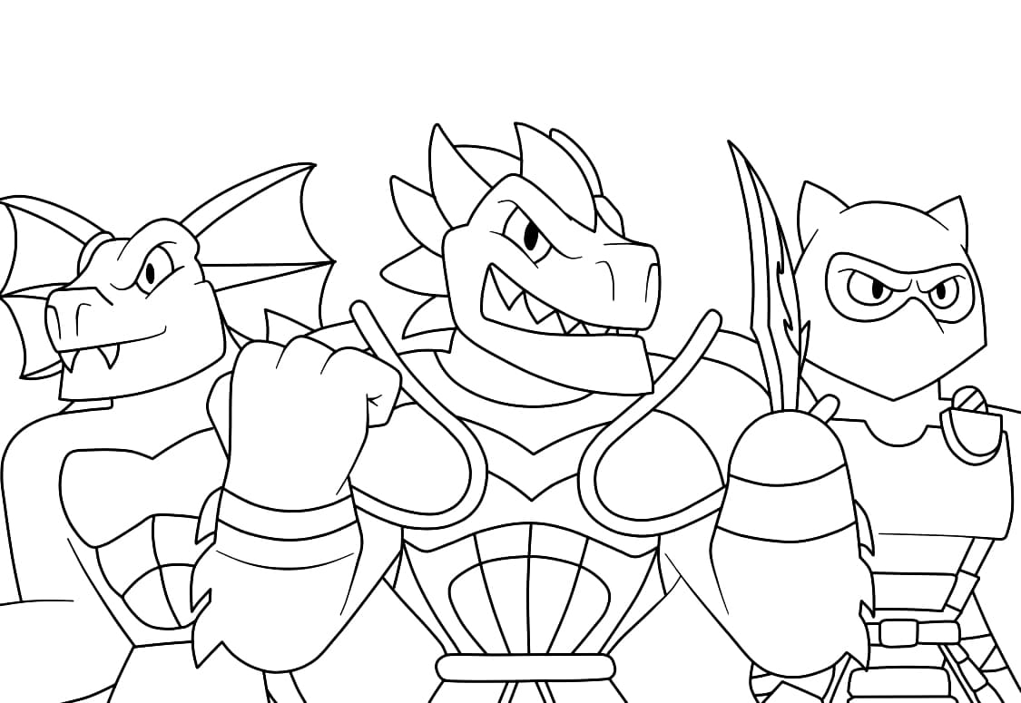 Goo Jit Zu Coloring Pages