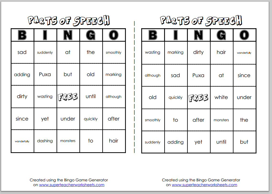 Super Teachers Worksheets Grammar