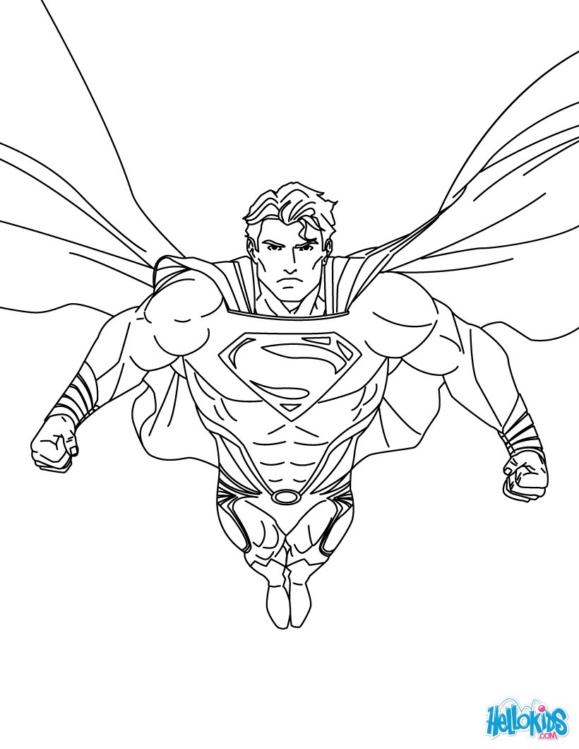 Superman Coloring Pages Fotolip
