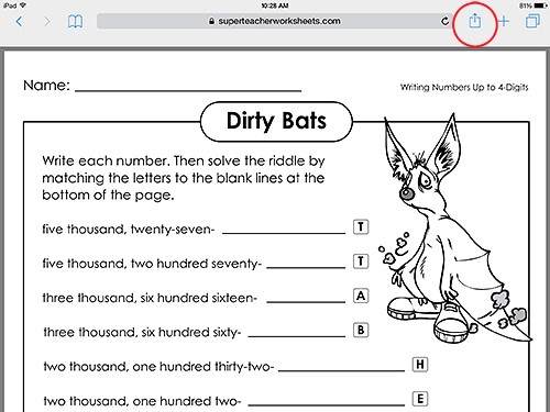 superteacher.com worksheets
