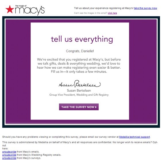 Survey Invitation Email Template