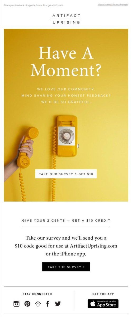 Survey Invitation Email Template
