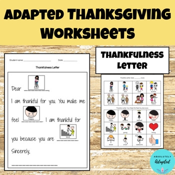 thankfulness worksheets