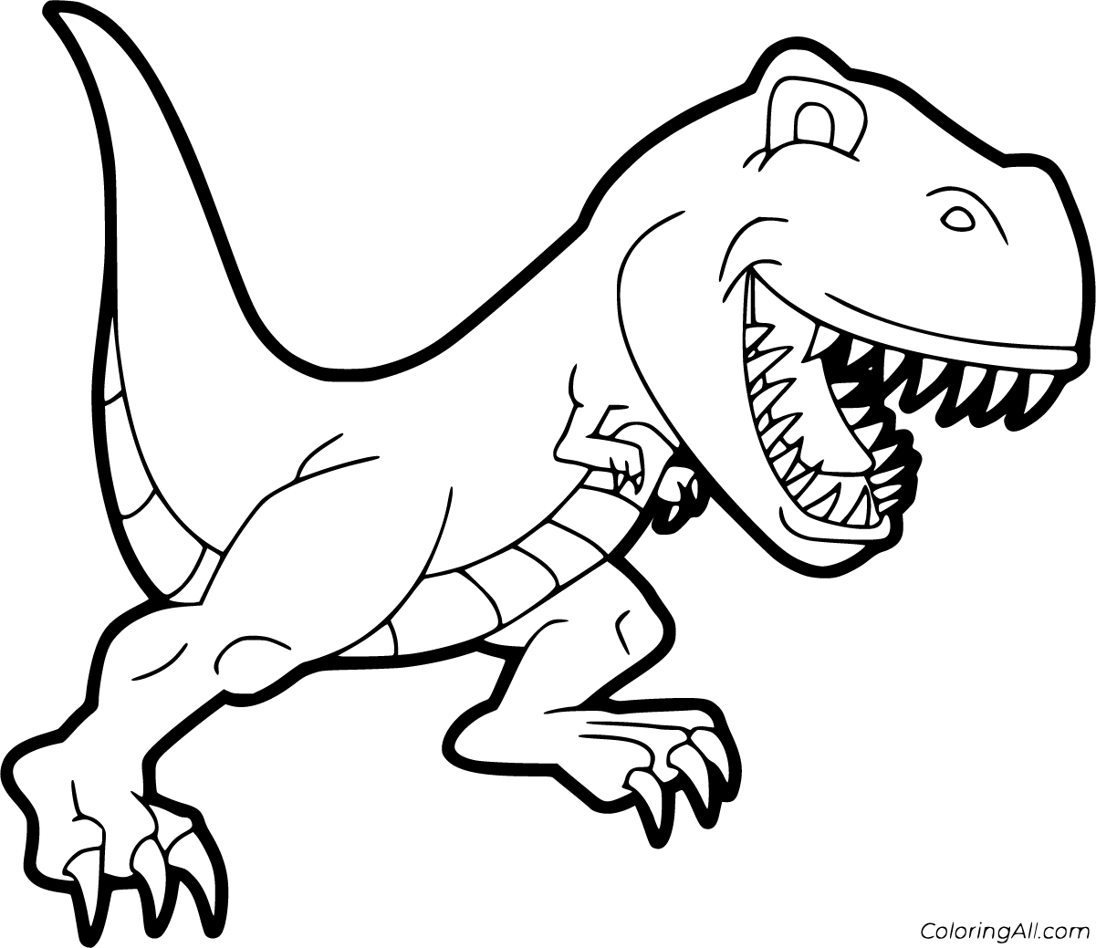 T Rex Coloring Pages 26 Free Printables ColoringAll