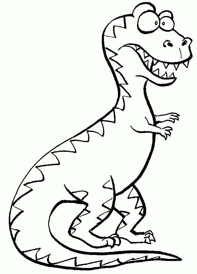 t rex coloring pages free