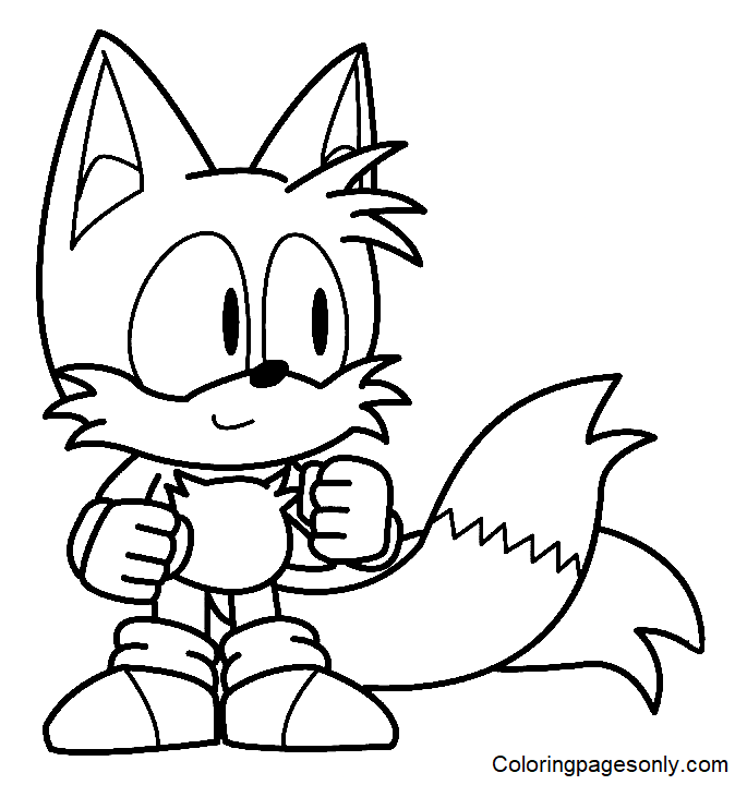 Coloring Pages Tails