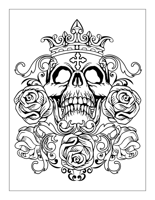 Tattoo Coloring Pages For Adults Coloring Book 