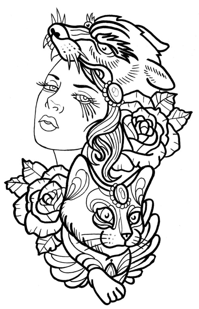 Tattoos Coloring Pages Unleash Your Creativity And Explore Body Art