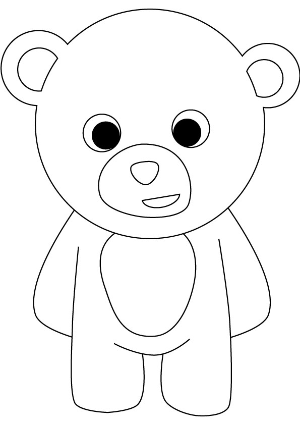 teddy bear free coloring pages