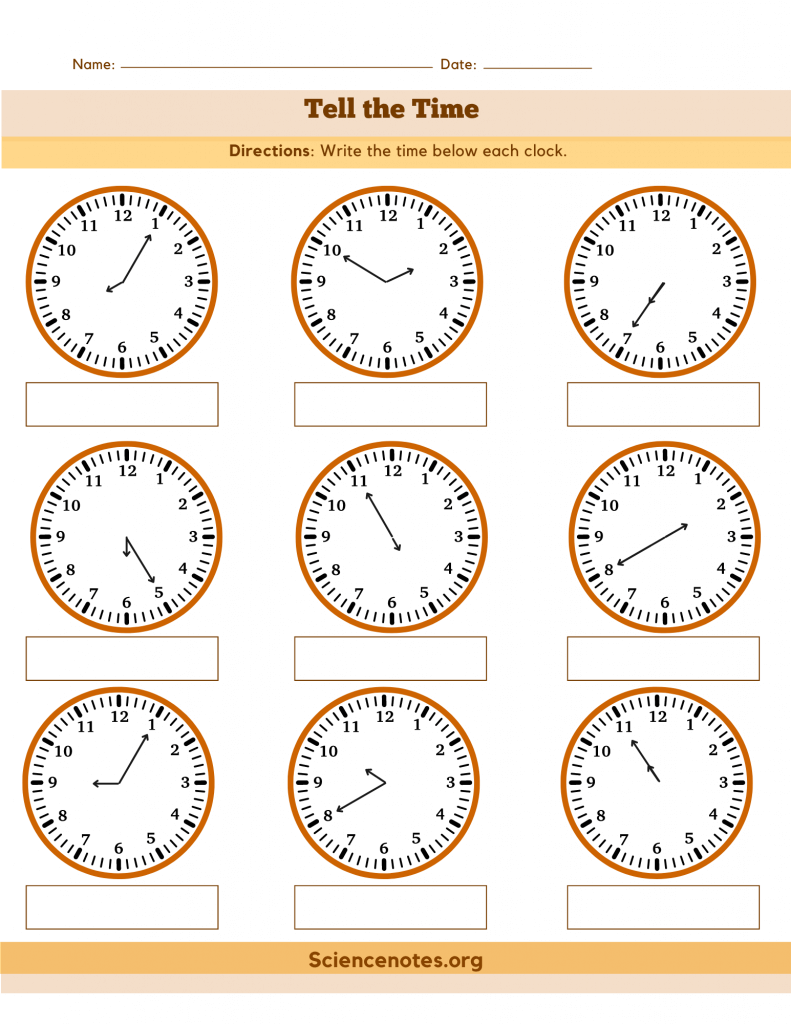 Telling The Time Worksheet Part 3 Free Printable PDF For Kids 