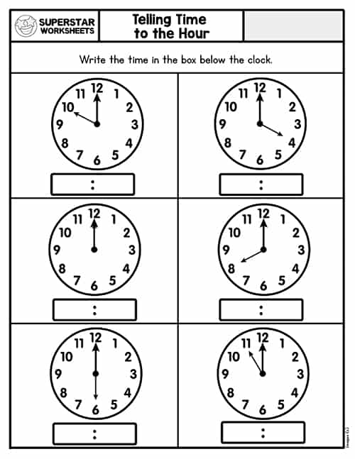 Telling The Time Worksheets Worksheets Library